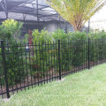 Wholesale Black Color Residential & Commercial Ornamental Steel Wrought Iron Fence.